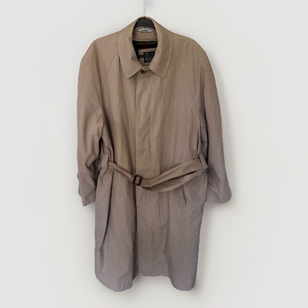 Vintage JOS A BANK Trench Coat with Removable Wool Liner Men's 40S